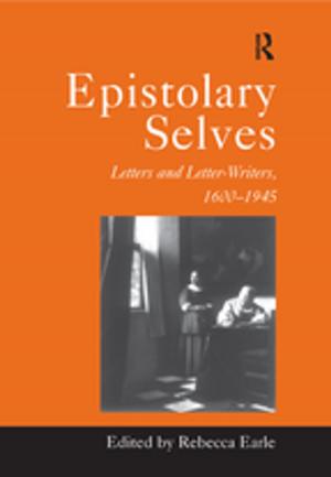 Cover of the book Epistolary Selves by Douglas Morgan, Brian Cook
