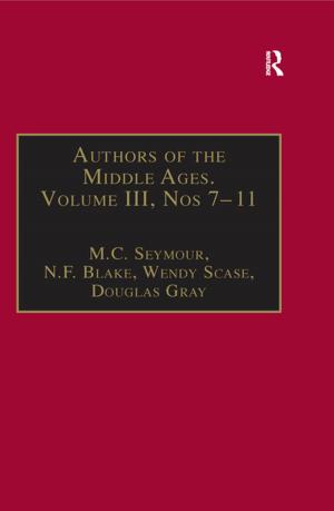 Book cover of Authors of the Middle Ages, Volume III, Nos 7–11