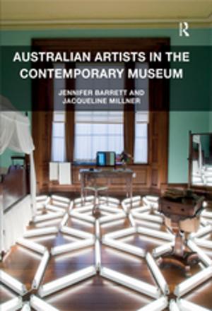 Book cover of Australian Artists in the Contemporary Museum