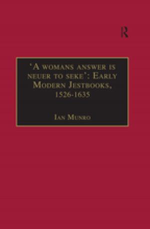 Cover of the book 'A womans answer is neuer to seke': Early Modern Jestbooks, 1526–1635 by 