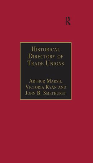 Cover of the book Historical Directory of Trade Unions by Deborah C. Beidel, Candice A. Alfano