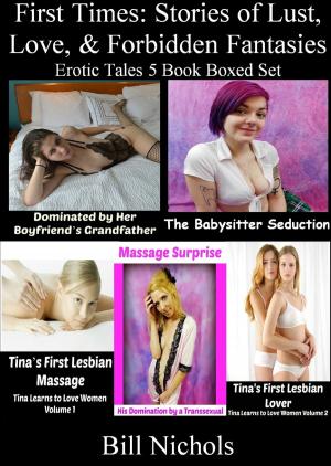 Cover of First Times: Stories of Lust, Love, and Forbidden Fantasies - 5 Erotic Stories In One Boxed Set