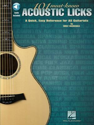 Book cover of 101 Must-Know Acoustic Licks