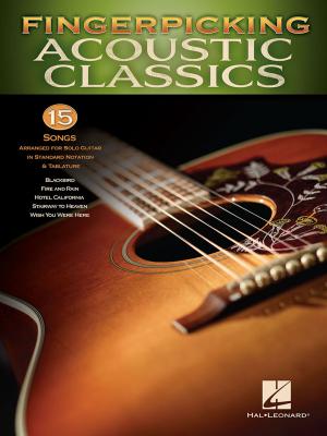 Cover of the book Fingerpicking Acoustic Classics by Robert Lopez, Kristen Anderson-Lopez, Germaine Franco, Adrian Molina