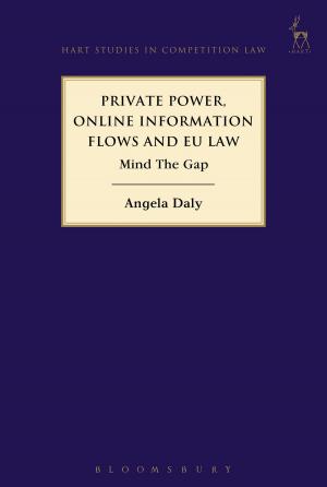 Cover of the book Private Power, Online Information Flows and EU Law by Tom Kerridge