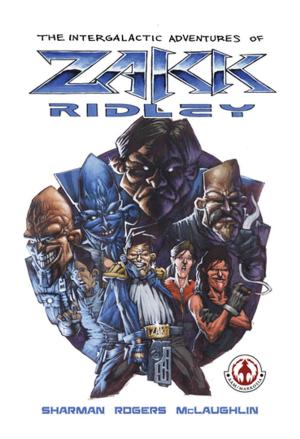 Book cover of The Intergalactic Adventures of Zakk Ridley