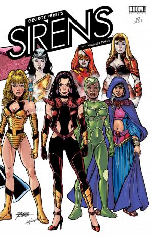 Cover of the book George Perez's Sirens #6 by Shannon Watters, Grace Ellis, Noelle Stevenson