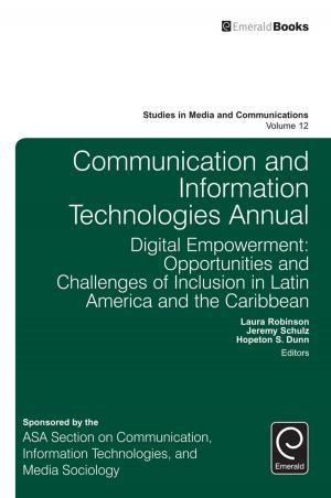 Cover of the book Communication and Information Technologies Annual by John A. Bishop