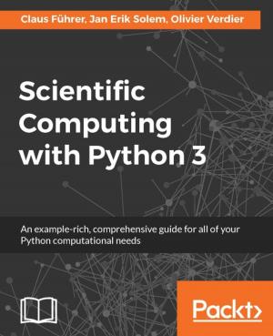 Book cover of Scientific Computing with Python 3