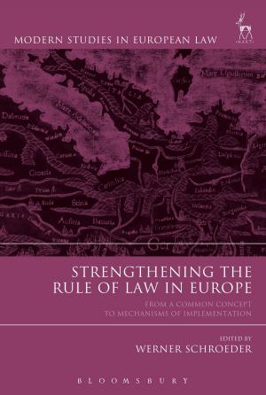 Cover of the book Strengthening the Rule of Law in Europe by Dr Paul Murray OP