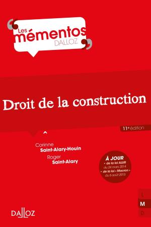 Cover of the book Droit de la construction by Ferdinand Mélin-Soucramanien
