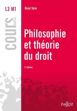 Cover of the book Philosophie et théorie du droit by Denis Salas