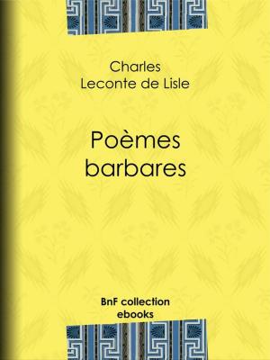 Book cover of Poèmes barbares