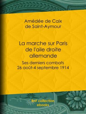 Cover of the book La marche sur Paris de l'aile droite allemande by Jules Renard