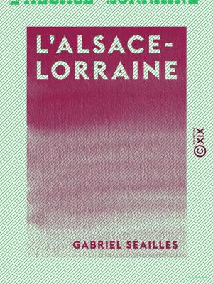 Cover of the book L'Alsace-Lorraine - Histoire d'une annexion by Hippolyte-Adolphe Taine