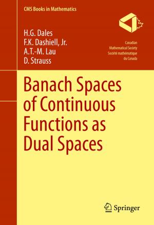 Book cover of Banach Spaces of Continuous Functions as Dual Spaces