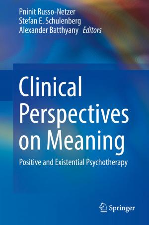 Cover of the book Clinical Perspectives on Meaning by Vitomir Šunjić, Vesna Petrović Peroković
