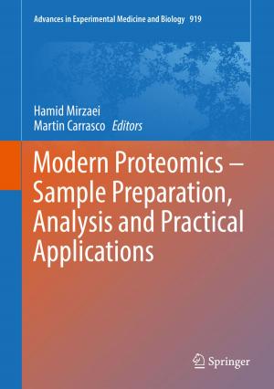 Cover of the book Modern Proteomics – Sample Preparation, Analysis and Practical Applications by Maximilian Joost