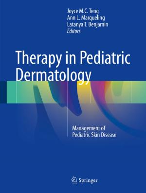 Cover of the book Therapy in Pediatric Dermatology by Michele Zappavigna, JR Martin