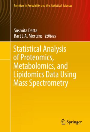 Cover of the book Statistical Analysis of Proteomics, Metabolomics, and Lipidomics Data Using Mass Spectrometry by Koen Byttebier