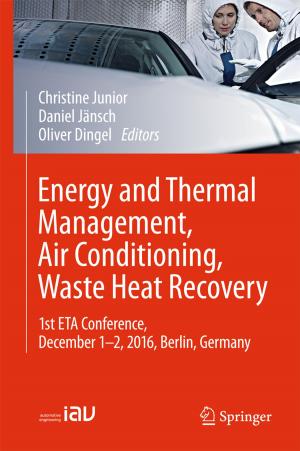 Cover of the book Energy and Thermal Management, Air Conditioning, Waste Heat Recovery by George S. Oreku, Tamara Pazynyuk
