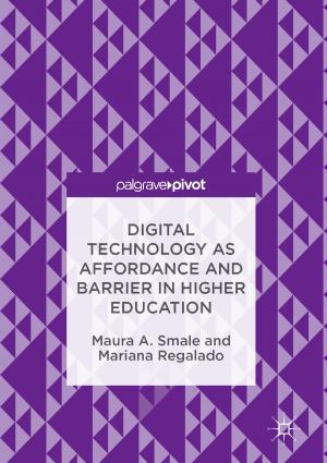Cover of the book Digital Technology as Affordance and Barrier in Higher Education by Rita Tavares, António Moreira