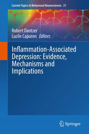 Cover of the book Inflammation-Associated Depression: Evidence, Mechanisms and Implications by Richard Shames, Karliee Shames, Georjana Grace Shames