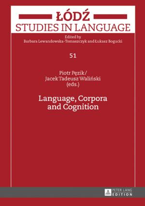 Cover of the book Language, Corpora and Cognition by Amy Shore