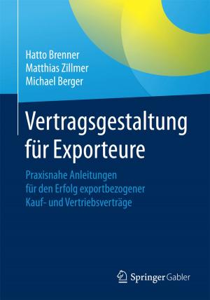 Cover of the book Vertragsgestaltung für Exporteure by Peter Buchenau, Christopher Moll, Axel Rosenkranz