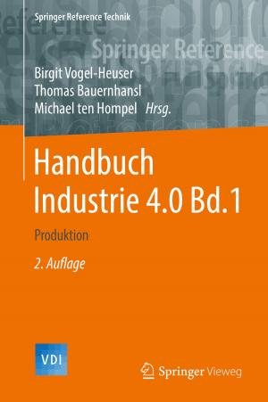 Cover of the book Handbuch Industrie 4.0 Bd.1 by Manfred G. Schmidt, Gerhard A. Ritter