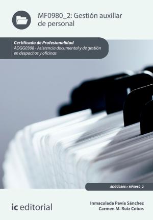 Cover of the book Gestión auxiliar de personal by Lourdes Farratell Castro