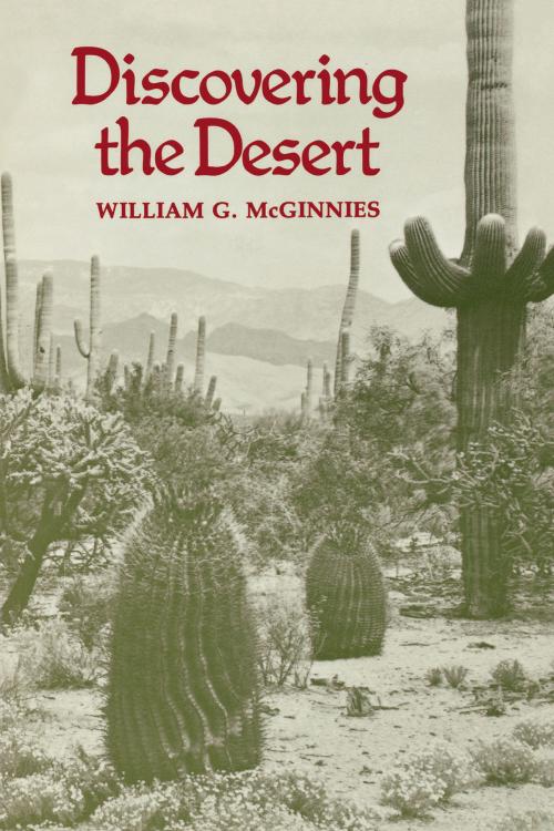 Cover of the book Discovering the Desert by William G. McGinnies, University of Arizona Press