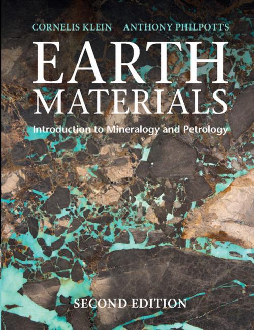 Cover of the book Earth Materials 2nd Edition by Cornelis Klein, Anthony Philpotts, Cambridge University Press