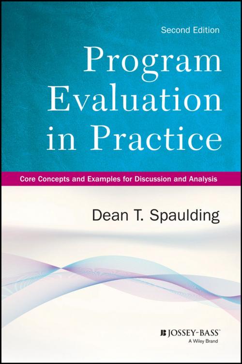 Cover of the book Program Evaluation in Practice by Dean T. Spaulding, Wiley