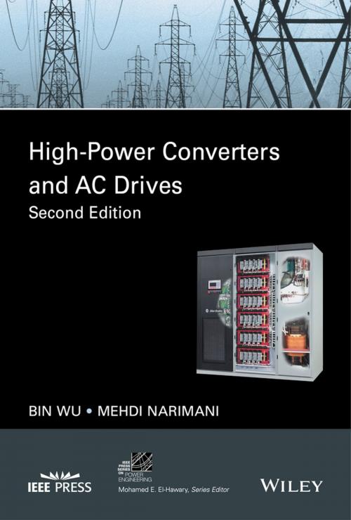 Cover of the book High-Power Converters and AC Drives by Bin Wu, Mehdi Narimani, Wiley