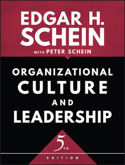 Cover of the book Organizational Culture and Leadership by Edgar H. Schein, Wiley