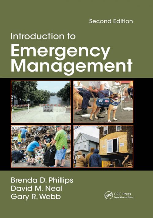 Cover of the book Introduction to Emergency Management by Brenda Phillips, David M. Neal, Gary Webb, Taylor and Francis