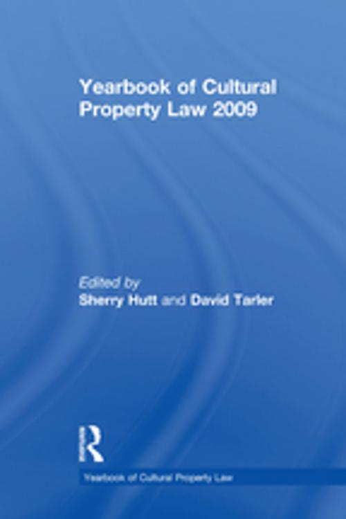 Cover of the book Yearbook of Cultural Property Law 2009 by , Taylor and Francis