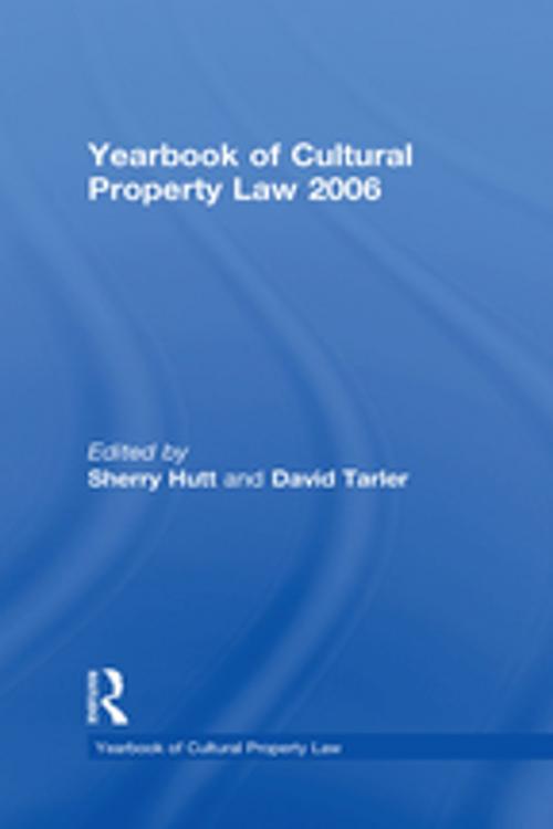 Cover of the book Yearbook of Cultural Property Law 2006 by , Taylor and Francis