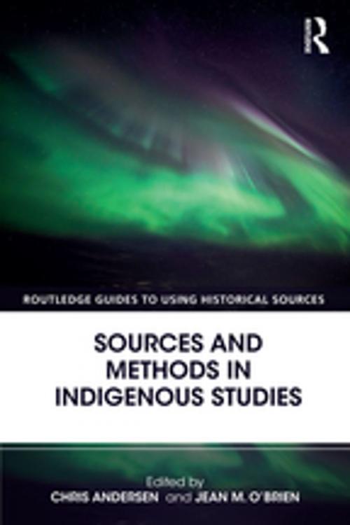 Cover of the book Sources and Methods in Indigenous Studies by , Taylor and Francis