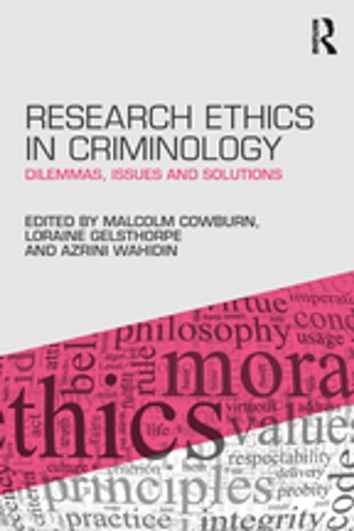 Cover of the book Research Ethics in Criminology by , Taylor and Francis