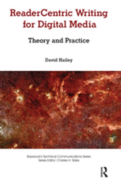 Cover of the book Readercentric Writing for Digital Media by David Hailey, Taylor and Francis