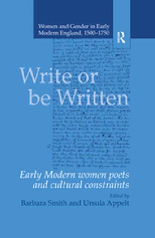 Cover of the book Write or be Written by Ursula Appelt, Taylor and Francis