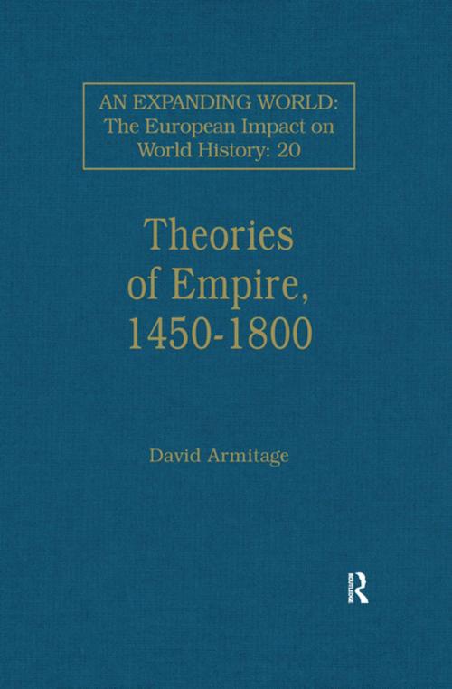 Cover of the book Theories of Empire, 1450–1800 by , Taylor and Francis