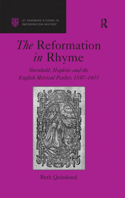 Cover of the book The Reformation in Rhyme by Beth Quitslund, Taylor and Francis