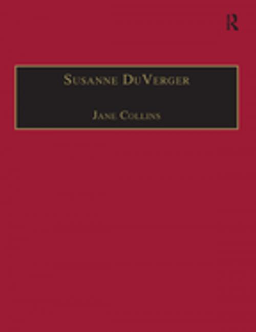 Cover of the book Susanne DuVerger by Jane Collins, Taylor and Francis