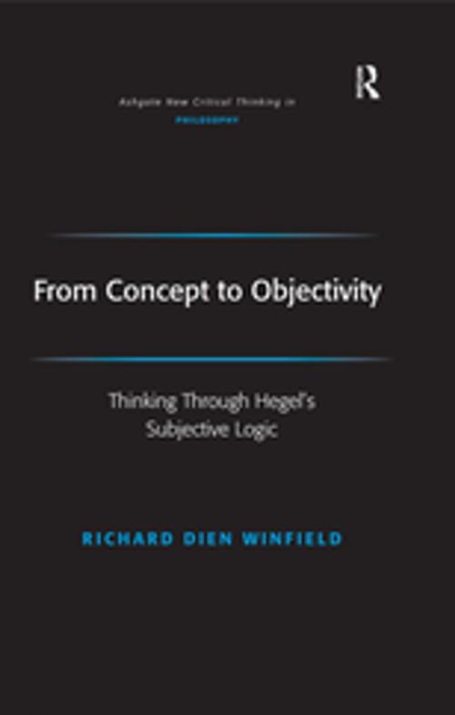 Cover of the book From Concept to Objectivity by Richard Dien Winfield, Taylor and Francis