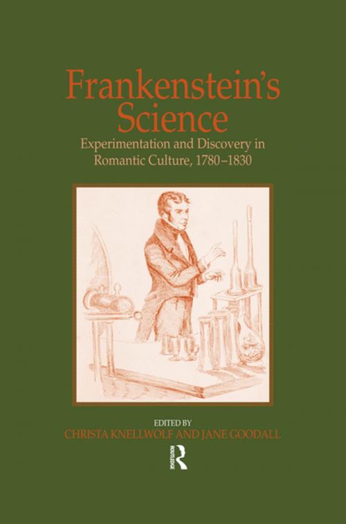 Cover of the book Frankenstein's Science by Jane Goodall, Taylor and Francis