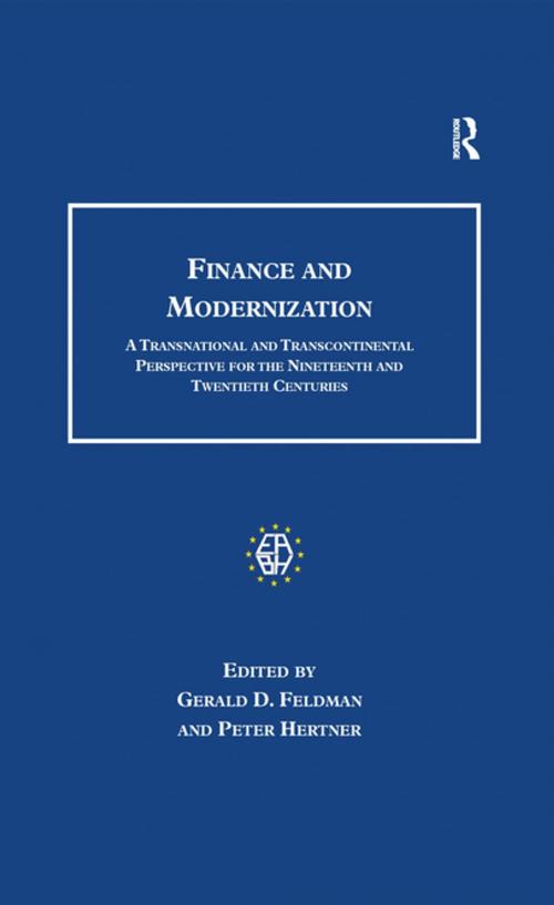 Cover of the book Finance and Modernization by Gerald D. Feldman, Taylor and Francis