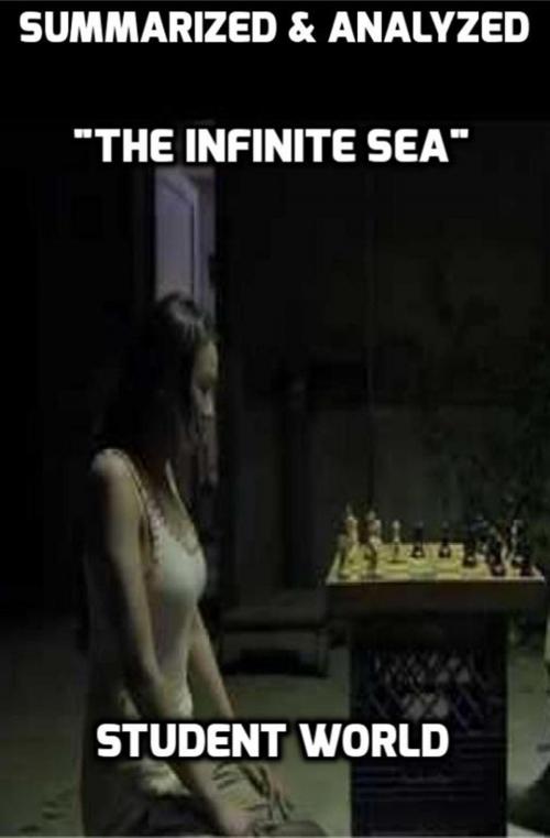 Cover of the book Summarized & Analyzed "The Infinite Sea" by Student World, Raja Sharma